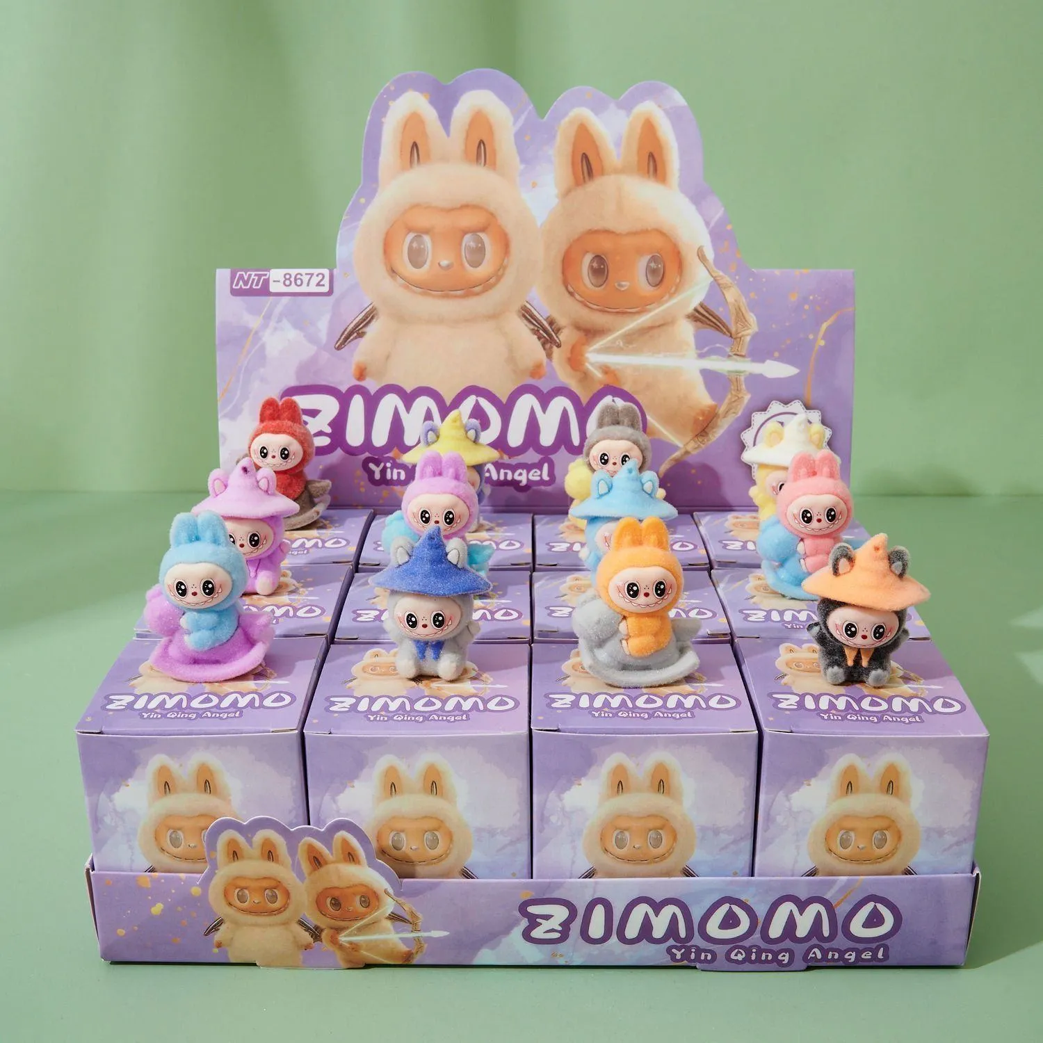 DIY Poke-to-Reveal Surprise Toy - Bubu Theme Blind Box Punch Board - Sensory Interaction Game for Children - Affordable Party Activity & Stocking Stuffer thumbnail 5