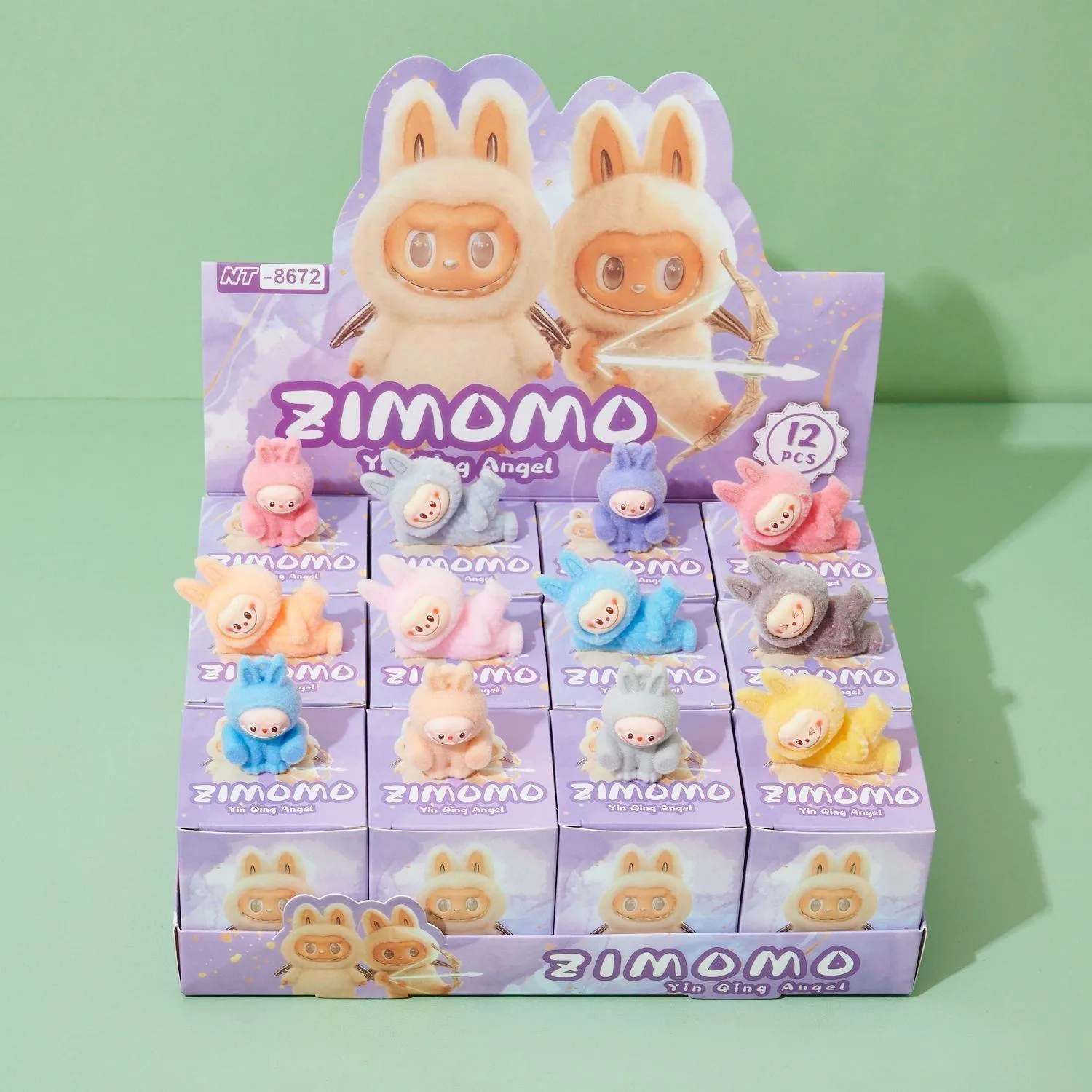 DIY Poke-to-Reveal Surprise Toy - Bubu Theme Blind Box Punch Board - Sensory Interaction Game for Children - Affordable Party Activity & Stocking Stuffer thumbnail 2