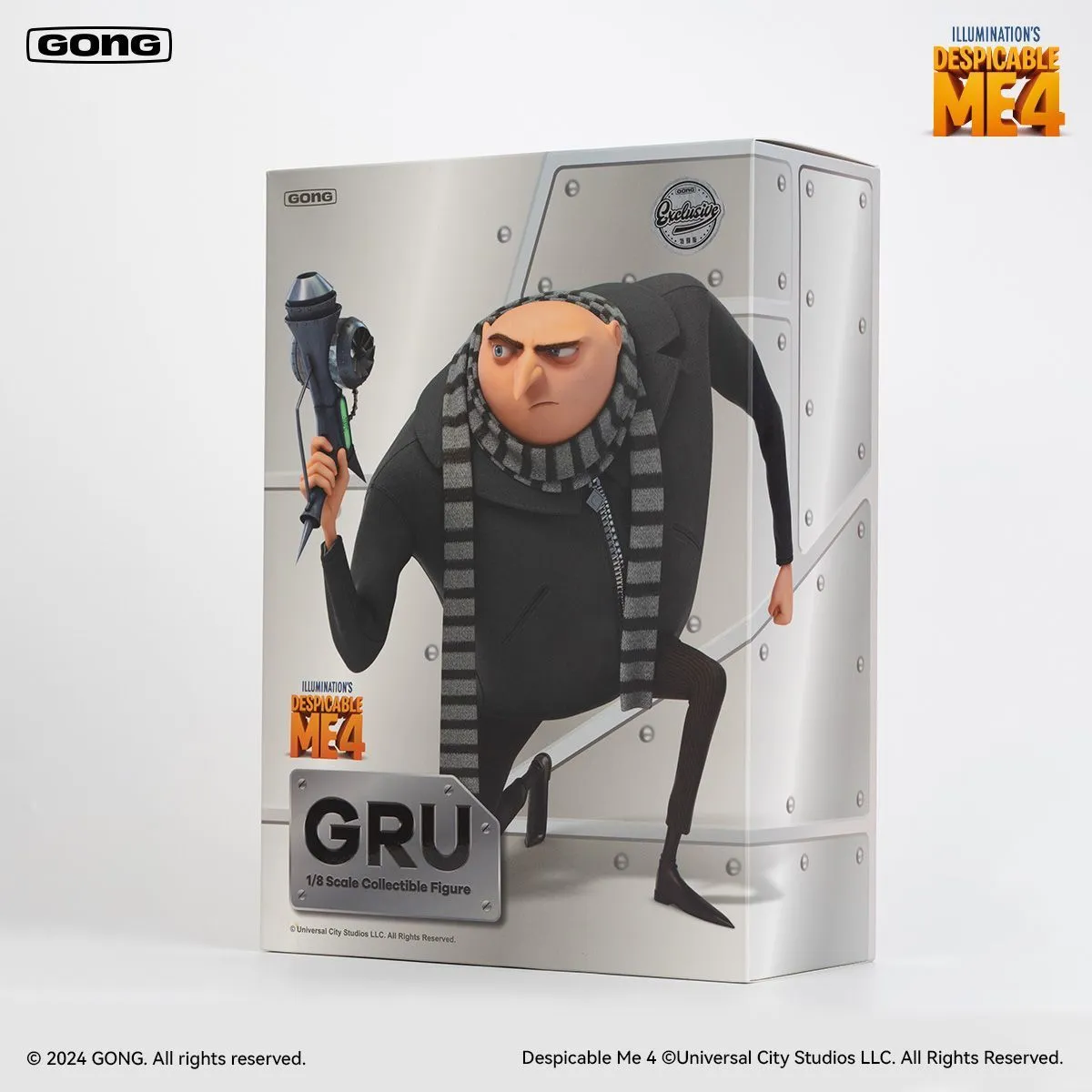 GONG 1/8 Scale Gru Action Figure - Despicable Me Movie Masterpiece - Collector's Edition with Real Fabric Outfit & Articulated Body - Authentic Licensed Model thumbnail 10