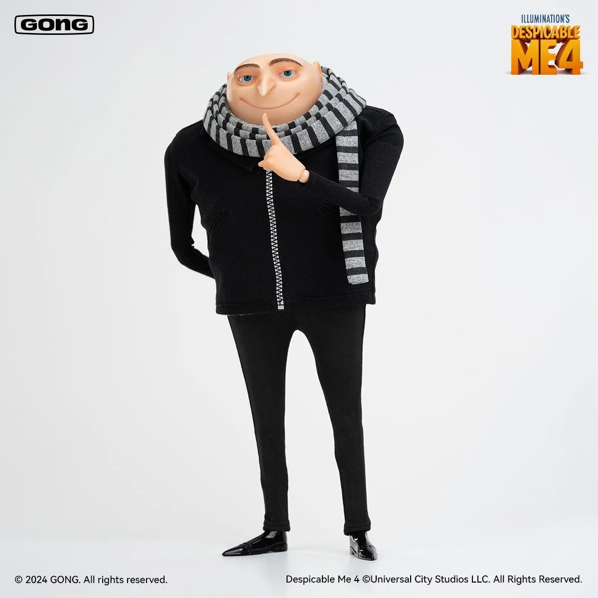 GONG 1/8 Scale Gru Action Figure - Despicable Me Movie Masterpiece - Collector's Edition with Real Fabric Outfit & Articulated Body - Authentic Licensed Model thumbnail 6