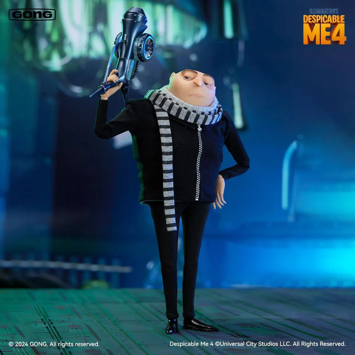 GONG 1/8 Scale Gru Action Figure - Despicable Me Movie Masterpiece - Collector's Edition with Real Fabric Outfit & Articulated Body - Authentic Licensed Model thumbnail 1