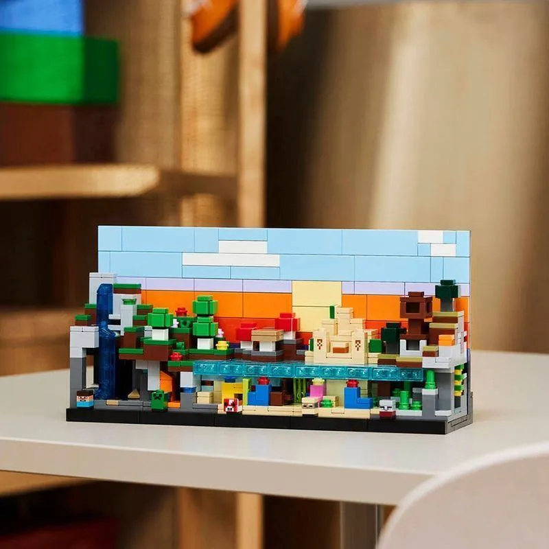 LEGO Minecraft Mini Biomes 21589 - New 2026 Release - 5-in-1 Customizable Micro World Building Set - 797 Pcs Gaming Decor Gift for Boys & Girls thumbnail 2