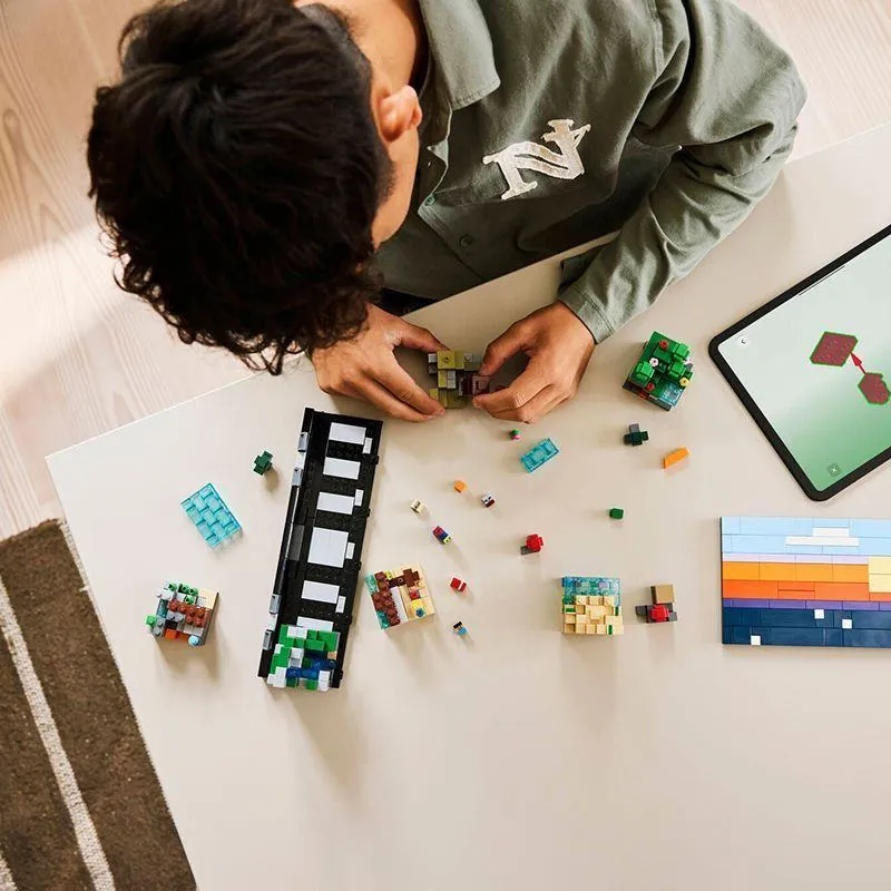 LEGO Minecraft Mini Biomes 21589 - New 2026 Release - 5-in-1 Customizable Micro World Building Set - 797 Pcs Gaming Decor Gift for Boys & Girls thumbnail 5