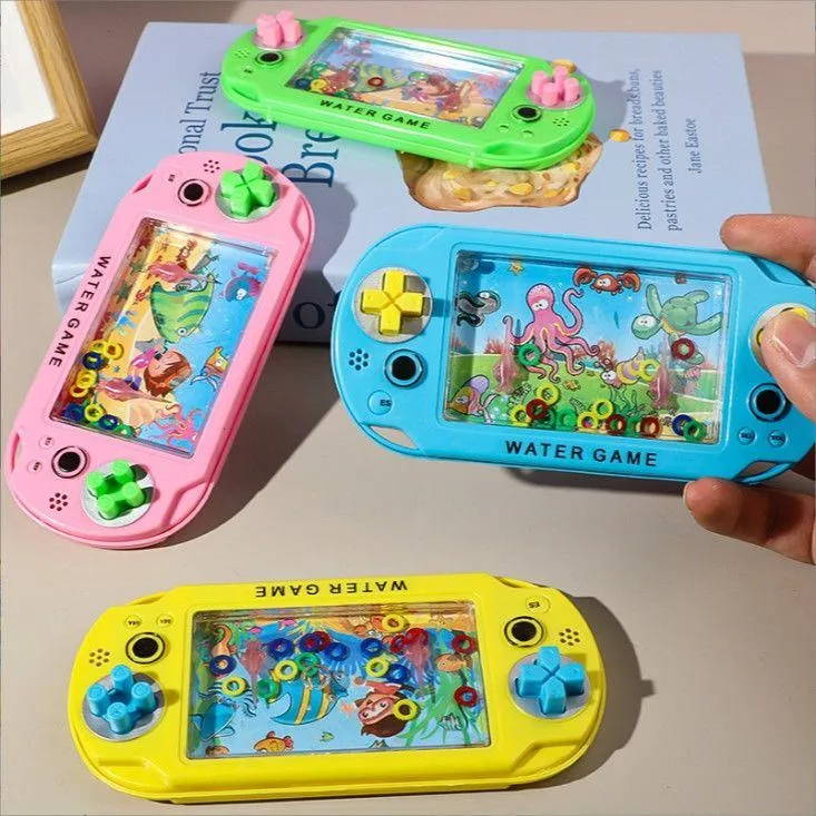 Retro Handheld Water Ring Toss Game - Large Ocean Theme Aquatic Play - Classic 90s Nostalgic Handheld Toy - Screen-Free Sensory Game for Kids & Adults thumbnail 3