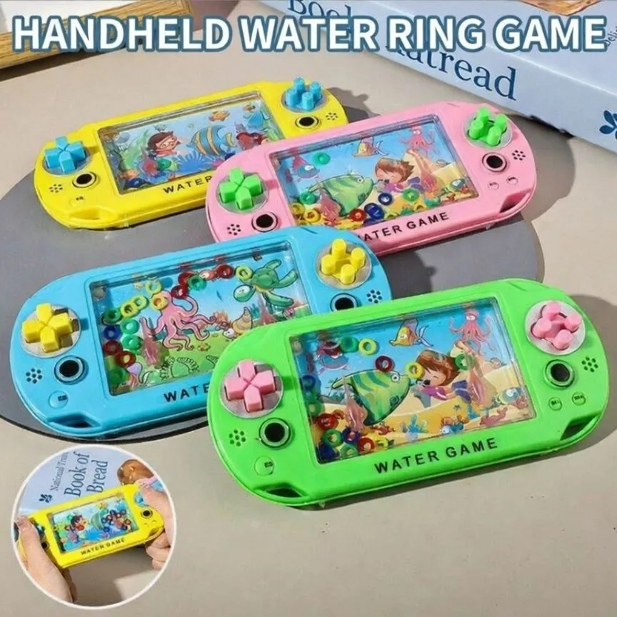 Retro Handheld Water Ring Toss Game - Large Ocean Theme Aquatic Play - Classic 90s Nostalgic Handheld Toy - Screen-Free Sensory Game for Kids & Adults thumbnail 6