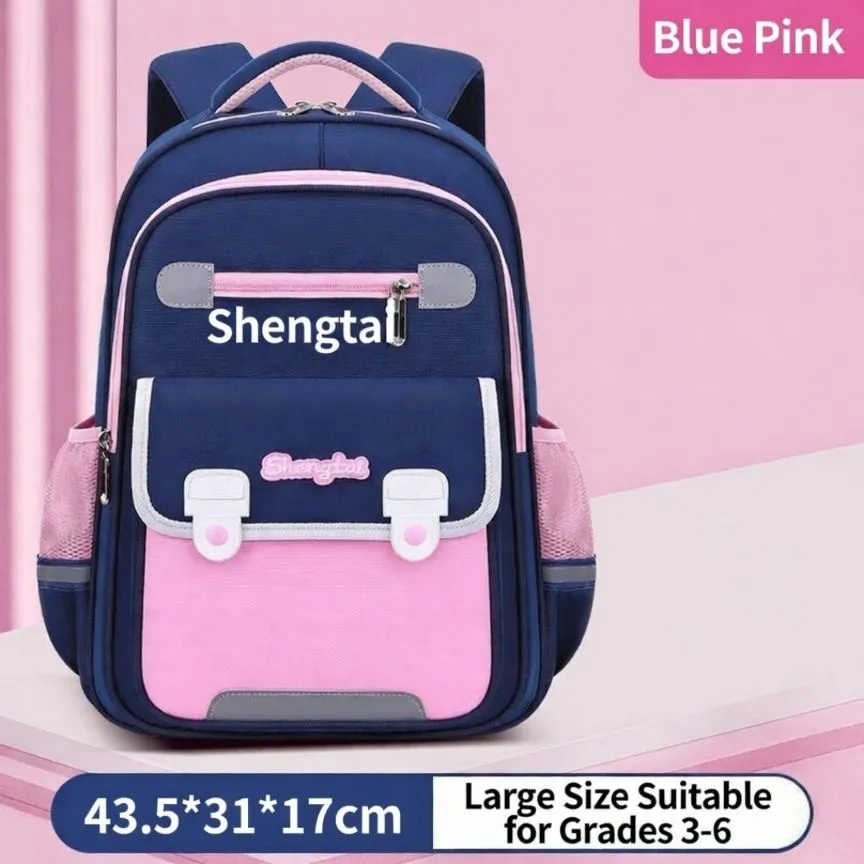 Waterproof Primary School Backpack - Large Capacity 1-6 Grade Boys Girls Bookbag - Lightweight Ergonomic Relief School Bag - Multi-Pocket Durable Student Knapsack thumbnail 1