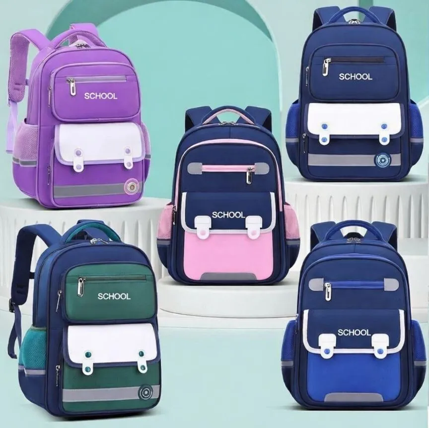 Waterproof Primary School Backpack - Large Capacity 1-6 Grade Boys Girls Bookbag - Lightweight Ergonomic Relief School Bag - Multi-Pocket Durable Student Knapsack thumbnail 8