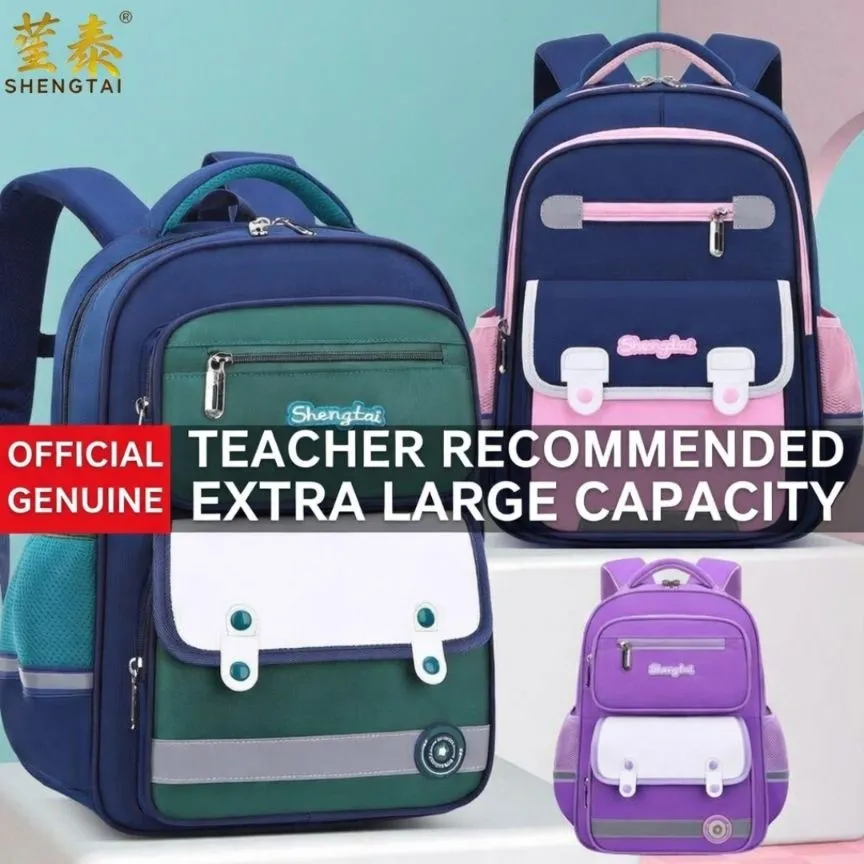 Waterproof Primary School Backpack - Large Capacity 1-6 Grade Boys Girls Bookbag - Lightweight Ergonomic Relief School Bag - Multi-Pocket Durable Student Knapsack thumbnail 11