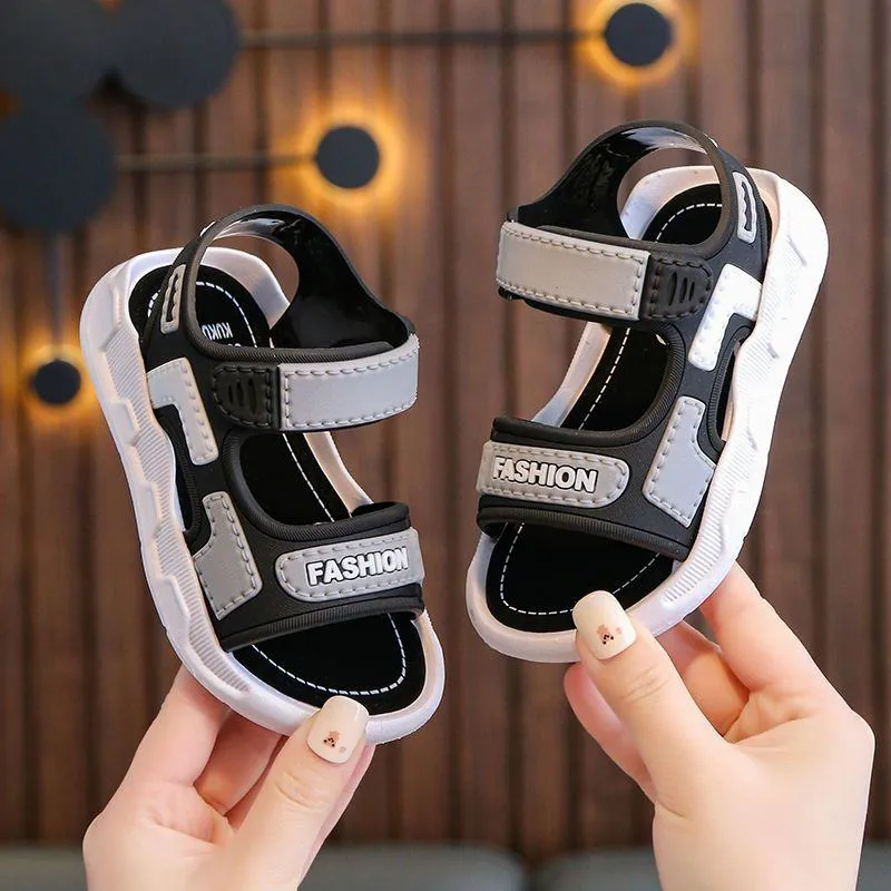 ​[2026 New] Kids Sport Sandals - Anti-Slip Soft Sole Beach Shoes for Boys & Girls - Durable Lightweight Summer Footwear with Adjustable Velcro Straps thumbnail 5