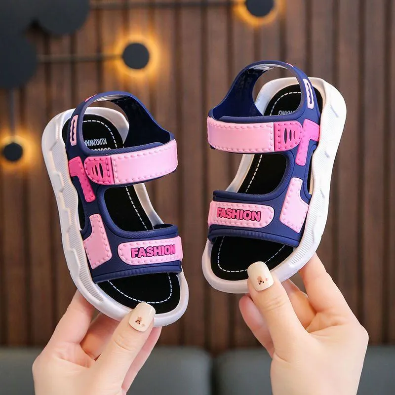​[2026 New] Kids Sport Sandals - Anti-Slip Soft Sole Beach Shoes for Boys & Girls - Durable Lightweight Summer Footwear with Adjustable Velcro Straps thumbnail 12
