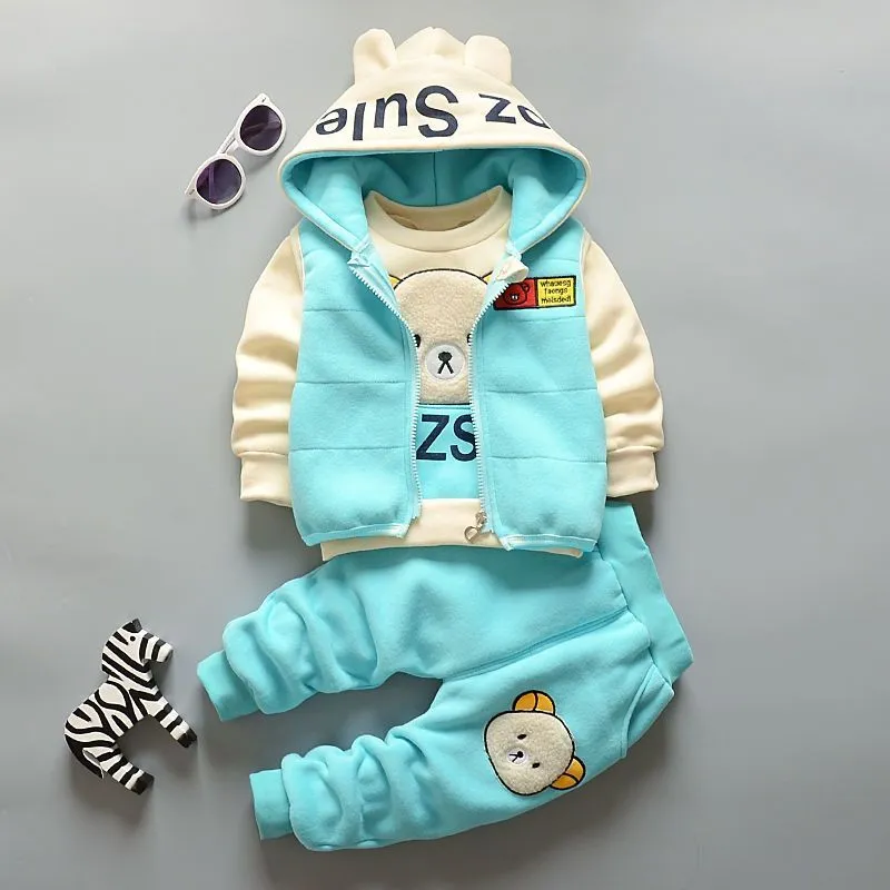 ​[2026 New Spring] Kids 3-Piece Essential Set - Trendy Jacket, Long Sleeve Tee & Joggers - Versatile Spring/Autumn Outfit for Boys & Girls 0-6 Years Old thumbnail 12