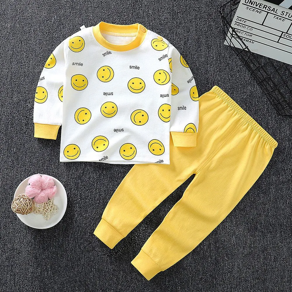 [Class A 100% Pure Cotton] Kids Thermal Underwear Set - Ultra-Soft & Breathable Long Johns for Boys & Girls - 0-6 Years Old Seamless Baby Pajamas thumbnail 4