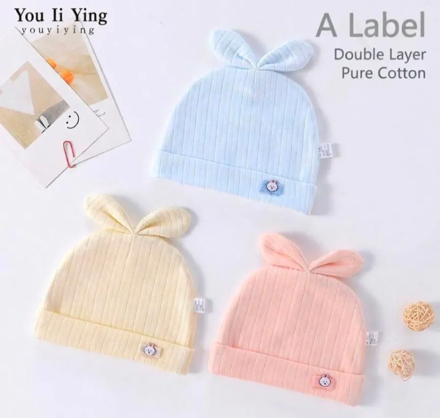 ​[Class A 100% Cotton] Newborn "Boneless" Seamless Hat - Ultra-Soft & Breathable Autumn Beanie for Infants 0-6 Months - No-Chafe First Hospital Hat thumbnail 5