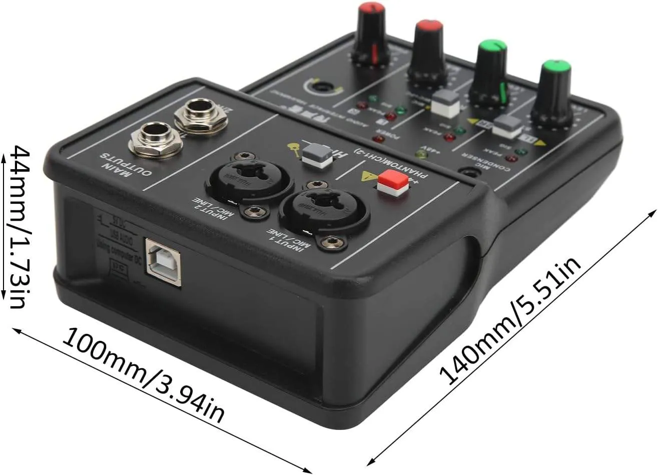 TransSound 2-Channel Mini USB Mixer thumbnail 3