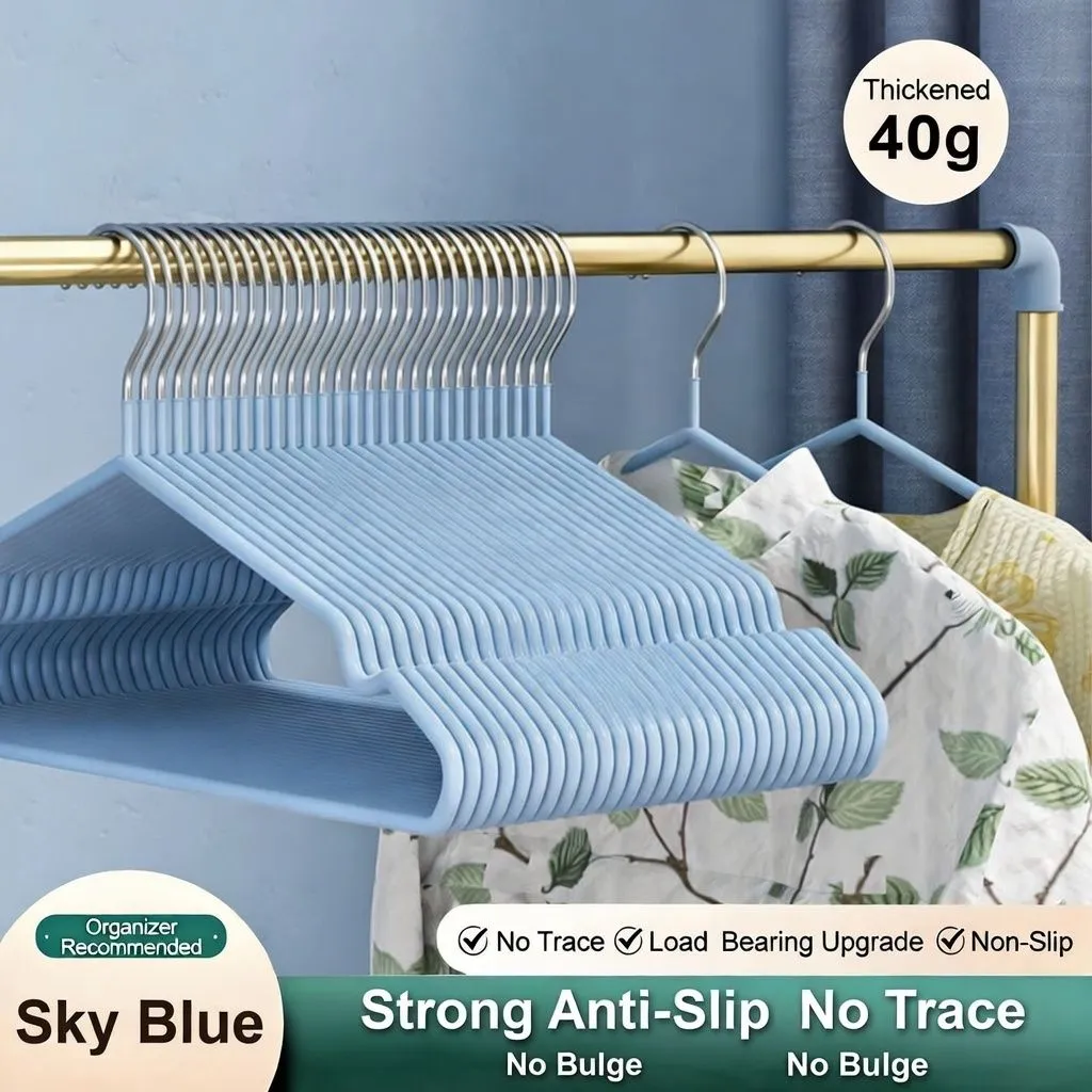 2026 Back-to-School Essential: Thickened Heavy-Duty Clothes Hangers | Non-Slip & Trace-Free Shoulder Design | Reinforced Space-Saving Hangers for Student Dorms & Home (Multi-Pack) thumbnail 1