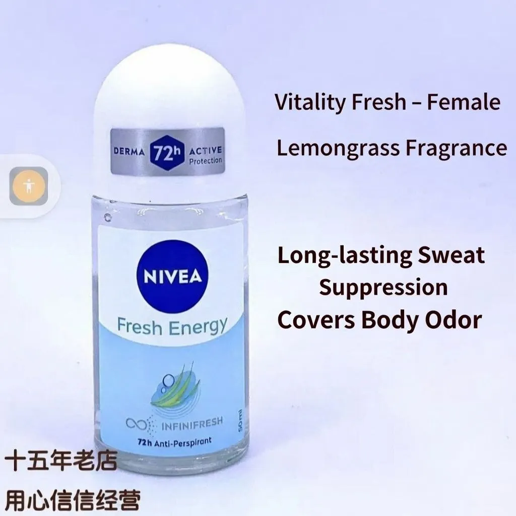 NIVEA Roll On Deodorant Collection for Men and Women 72H Anti-Perspirant Protection Extra Bright Black White and Deep Charcoal showcase 6