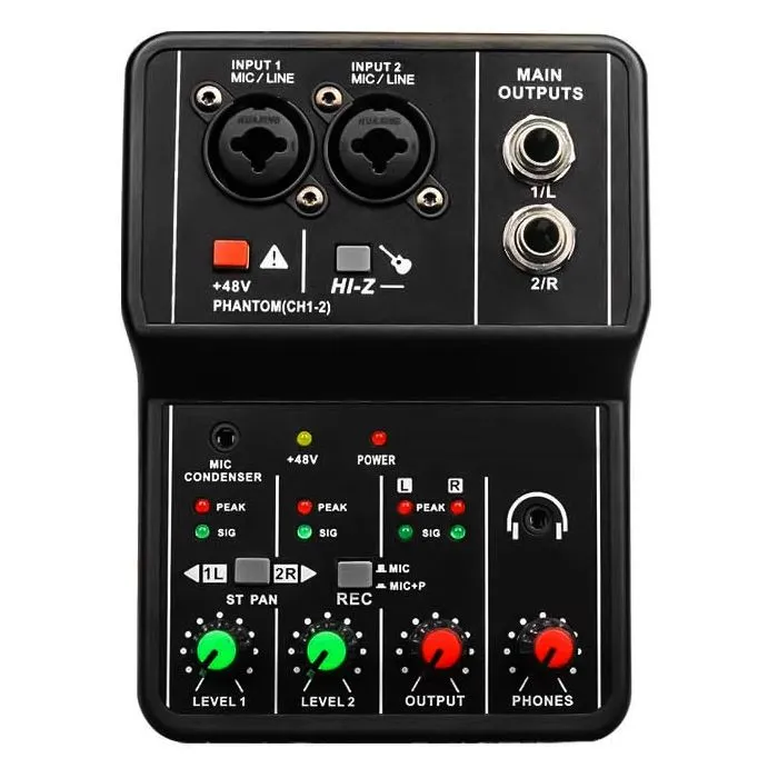 TransSound 2-Channel Mini USB Mixer