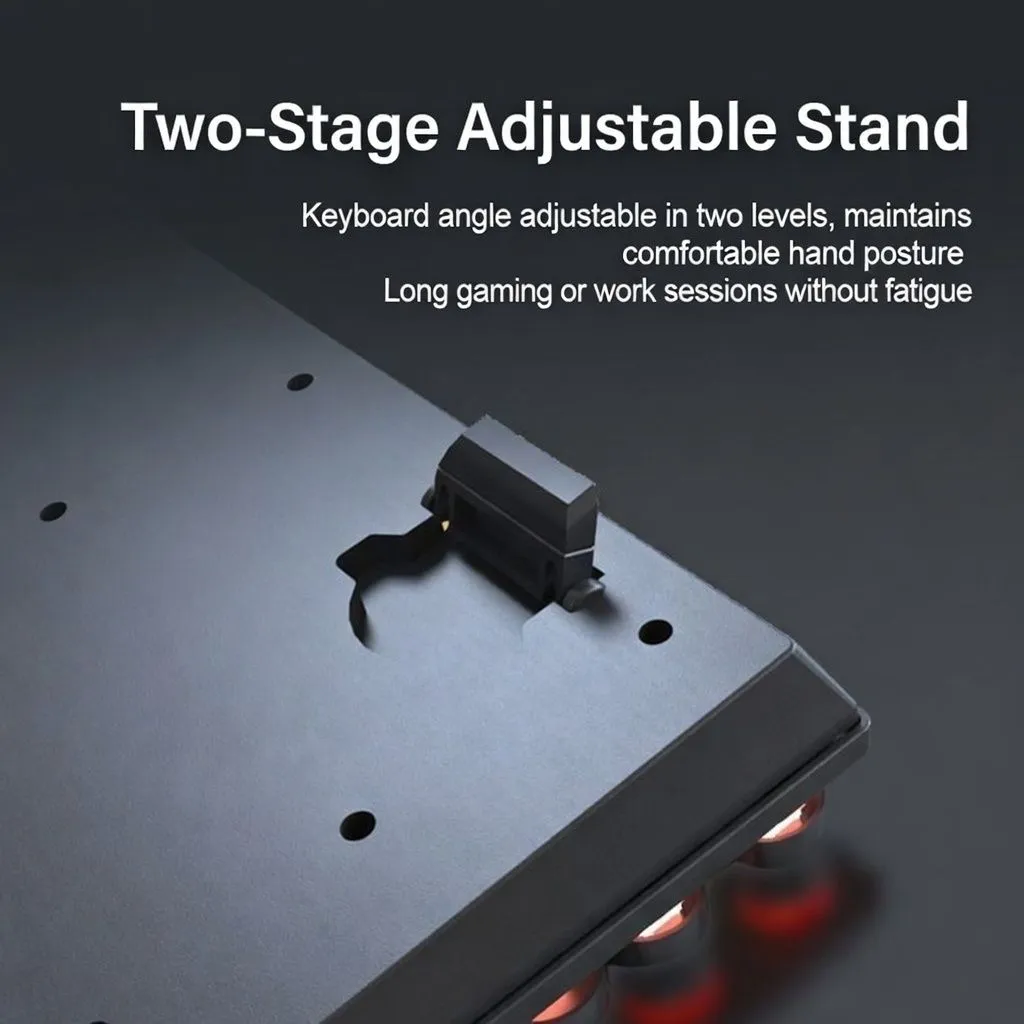 Punk Mechanical Feel Wired Gaming Keyboard and Mouse Combo Silent RGB Set for Desktop PC, Esports, and Office Use thumbnail 2