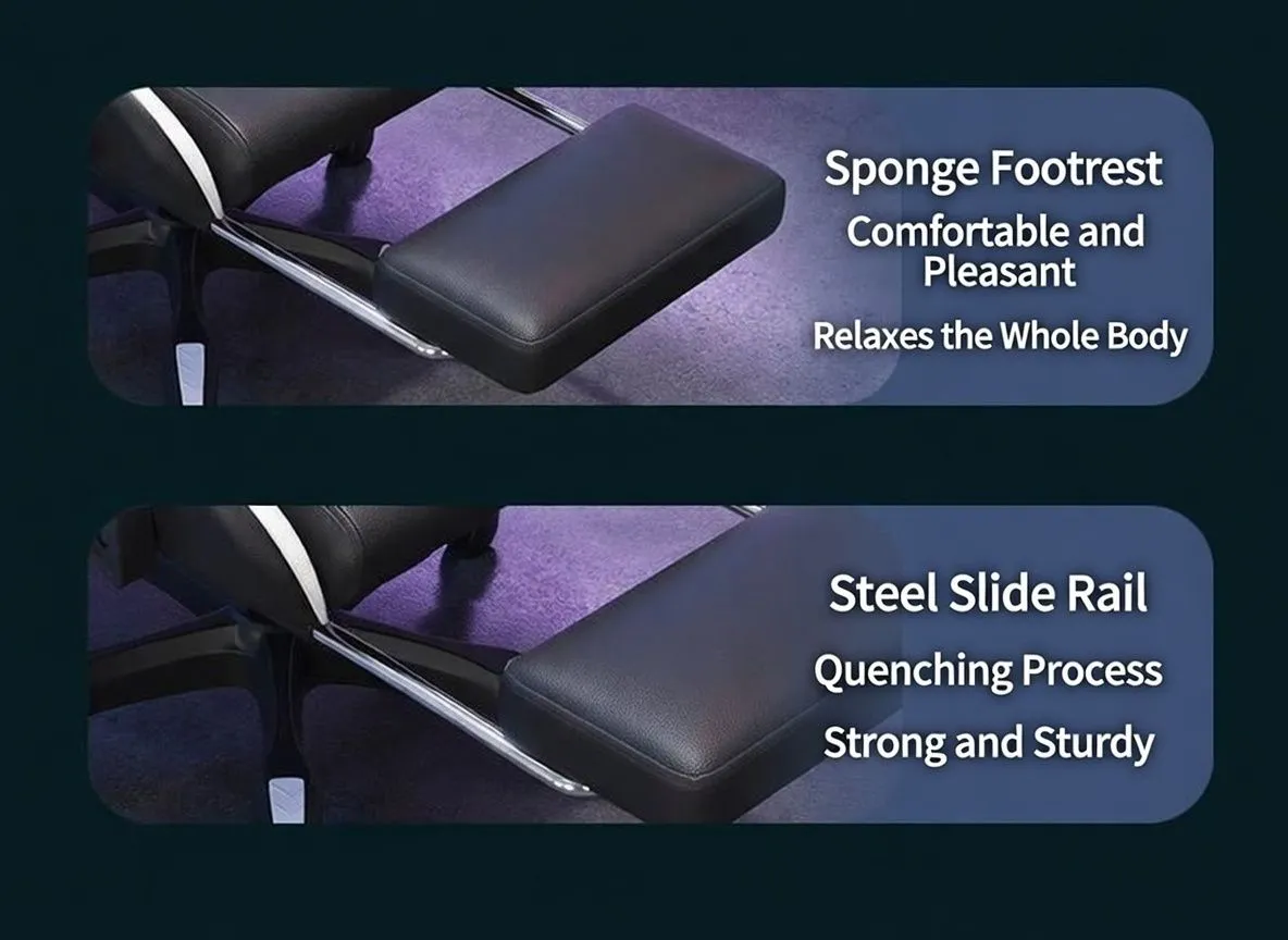 Ergonomic Gaming Chair Adjustable Reclining Computer Chair Comfortable Esports Office Swivel Chair for Home and Streamers showcase 7