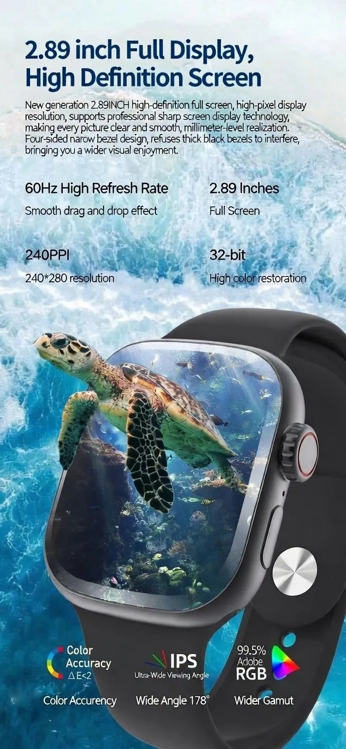 S10 S11 Smartwatch Bluetooth Call Fitness Tracker Dynamic Island Display Sports Smart Watch for Android and iPhone showcase 1