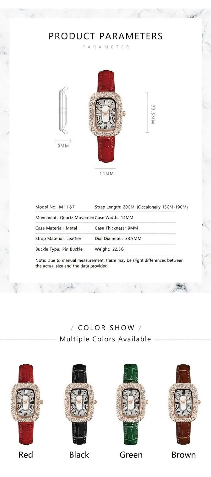 Luxury Women’s Starry Dial Watch Green Fashion Alloy Diamond Ladies Wristwatch Elegant Minimalist Timepiece showcase 2