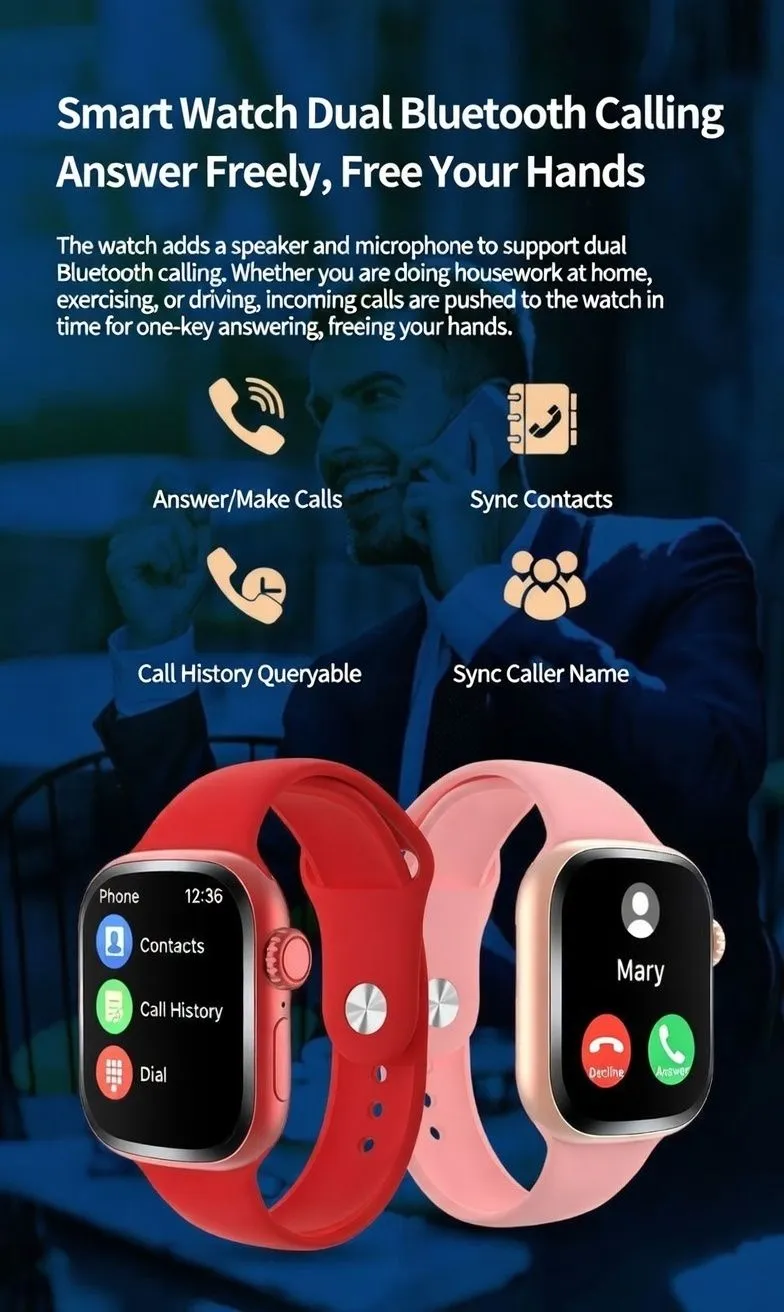 S10 S11 Smartwatch Bluetooth Call Fitness Tracker Dynamic Island Display Sports Smart Watch for Android and iPhone showcase 3