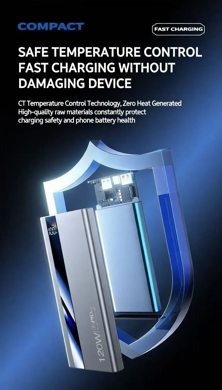 20000mAh Fast Charging Power Bank Ultra Slim Portable Charger Universal Mobile Power Bank for Smartphones showcase 3