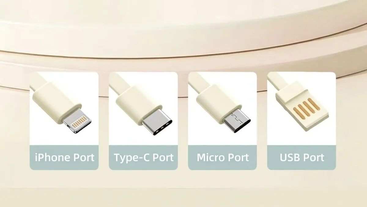 20000mAh Fast Charging Power Bank Built-in Cable Portable Charger Universal Mobile Power Bank for Smartphones showcase 8