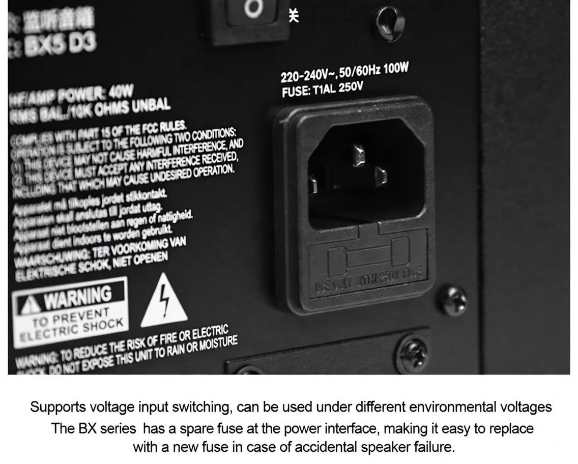 M-Audio BX5 D3 5-Inch Professional Active Studio Monitor Speaker HiFi Desktop Recording Studio Bass Speaker showcase 8