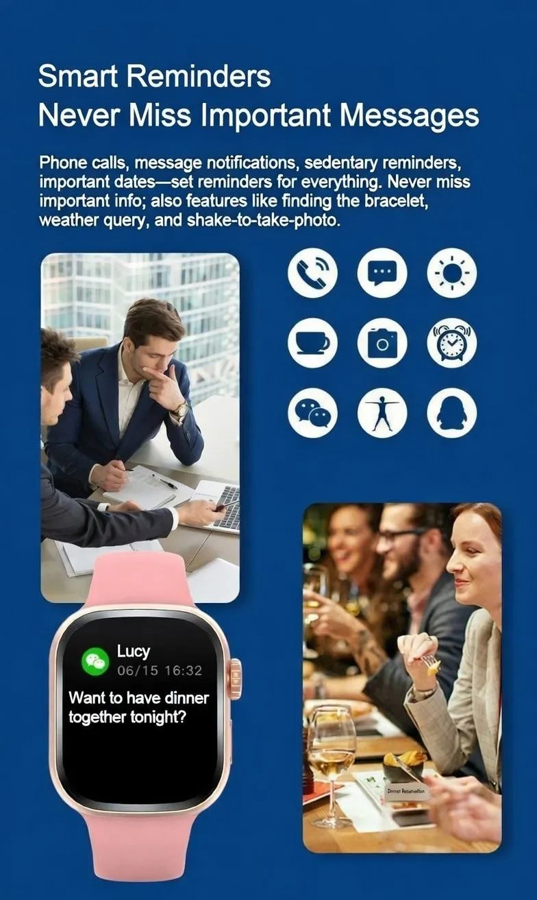 S10 S11 Smartwatch Bluetooth Call Fitness Tracker Dynamic Island Display Sports Smart Watch for Android and iPhone showcase 4