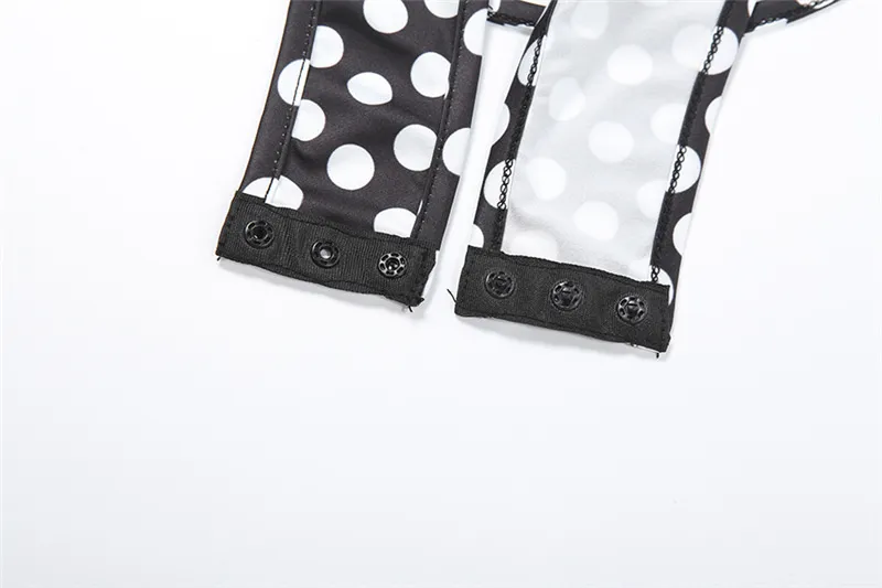 Women's Polka Dot Cut Out Waist Jumpsuit Shorts Fashion Sexy Summer Outfit European American Style showcase 14