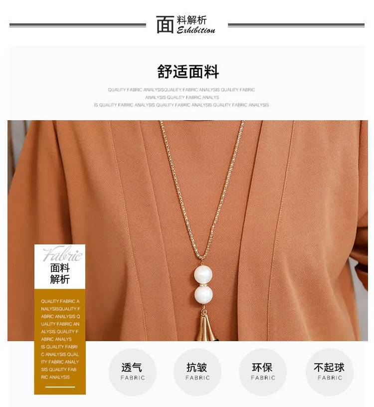 Women's Three Piece Suit Elegant Autumn Winter Fashion Slim Fit Plus Size Women's Outfit Set showcase 11