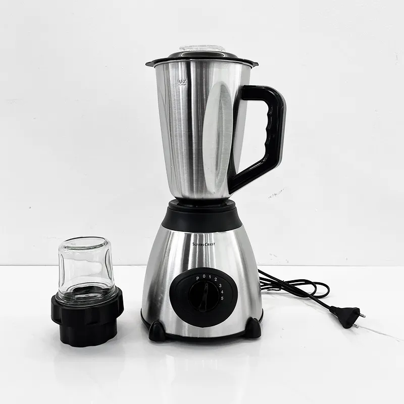 2-in-1 Multifunction Blender and Grinder Stainless Steel Juicer Mixer Food Processor with European Plug showcase 6