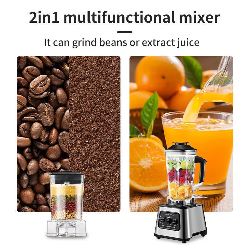 2.5L High Power Blender Ice Crusher Juicer Mixer Automatic Household Kitchen Wall Breaking Blender thumbnail 3
