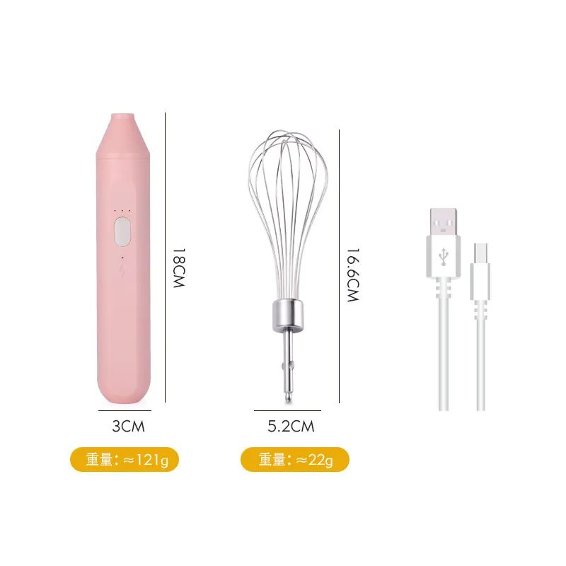 Wireless Electric eggbeater household small baking cream dispenser handheld milk frother automatic coffee mixer thumbnail 7