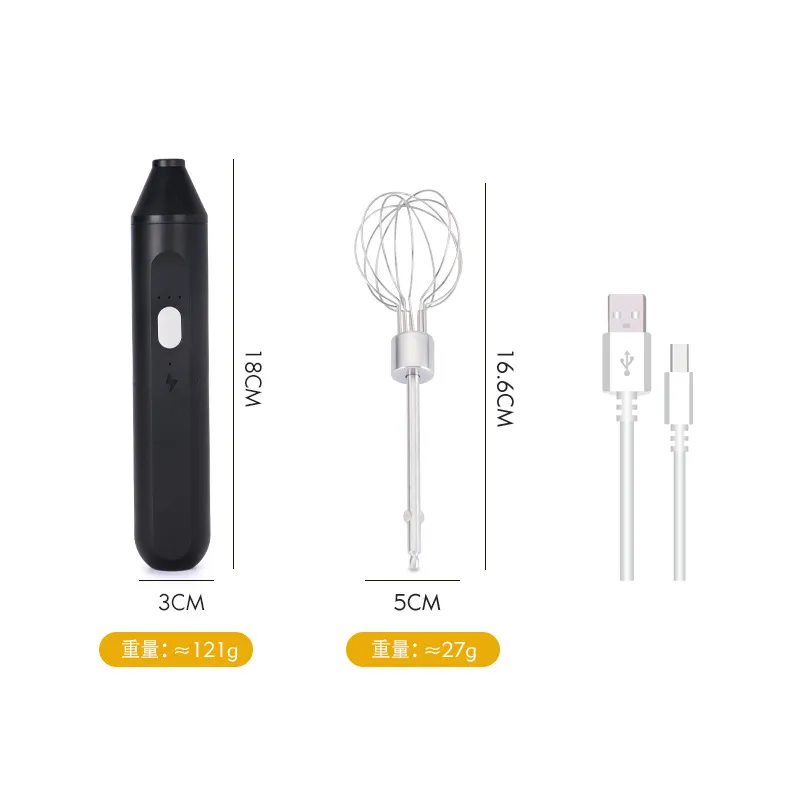 Wireless Electric eggbeater household small baking cream dispenser handheld milk frother automatic coffee mixer thumbnail 10