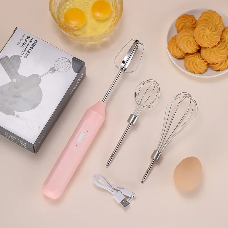 Wireless Electric eggbeater household small baking cream dispenser handheld milk frother automatic coffee mixer thumbnail 4
