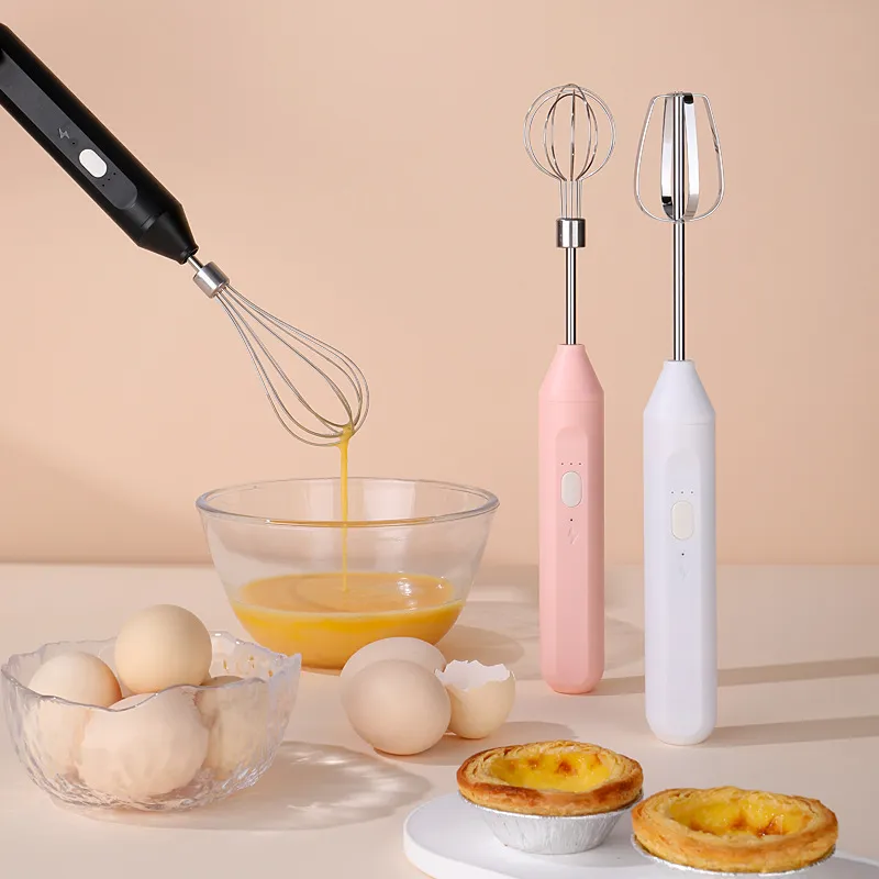Wireless Electric eggbeater household small baking cream dispenser handheld milk frother automatic coffee mixer thumbnail 2