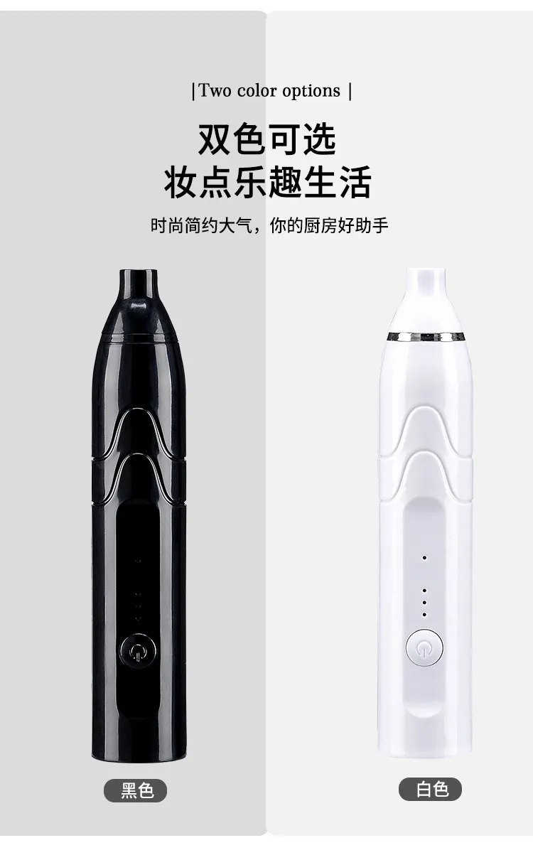 Rechargeable Handheld Electric Whisk USB Wireless Milk Frother Coffee Mixer Kitchen Egg Beater showcase 10