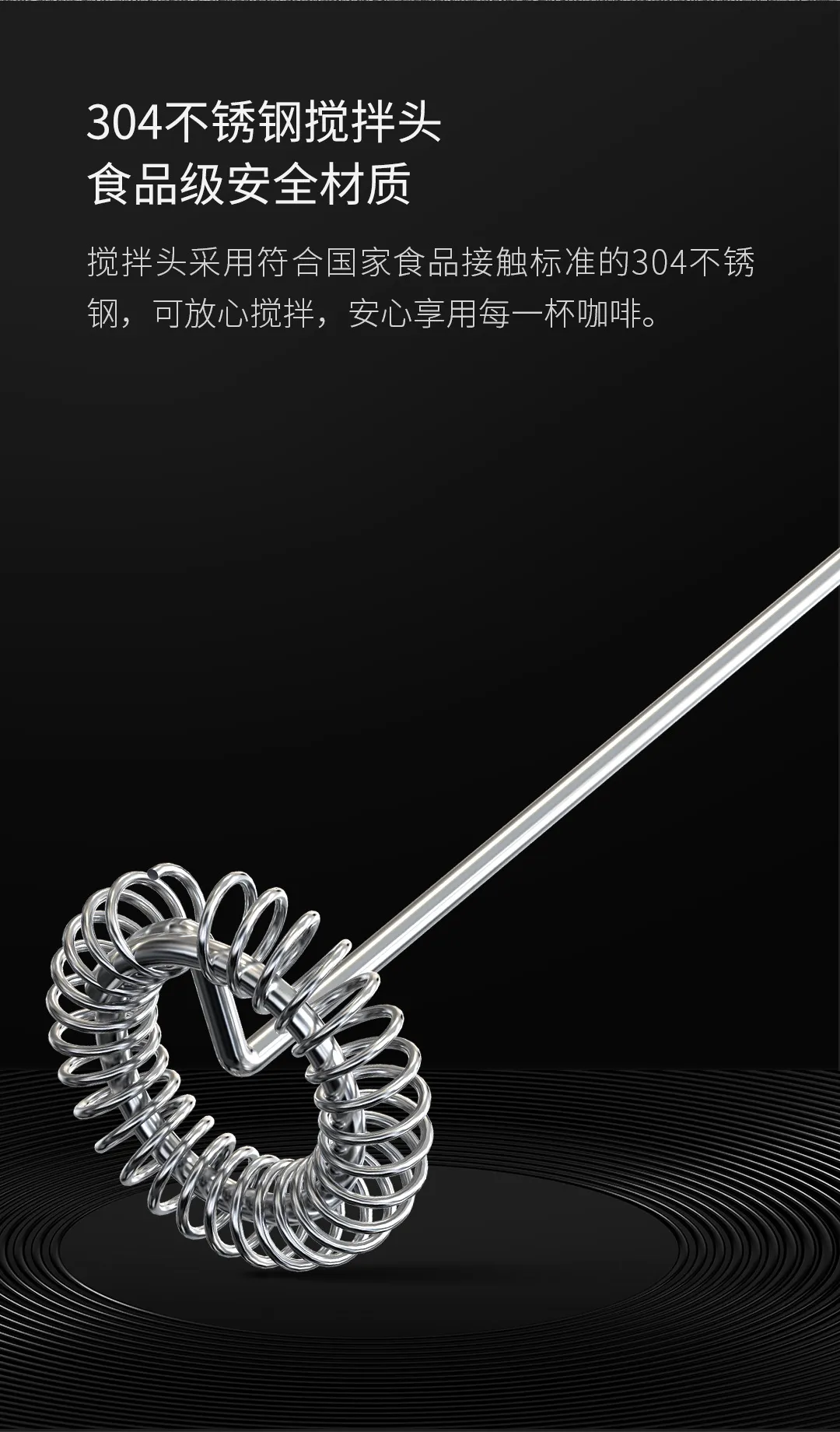 USB Rechargeable Handheld Milk Frother Coffee Frother Household Egg Beater Electric Milk Frother Mixer showcase 4