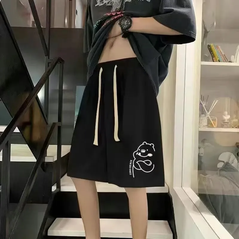 Men's Casual Shorts Summer Trendy Loose Plus Size Medium Pants Thin Outerwear Sports Five-Point Shorts thumbnail 7