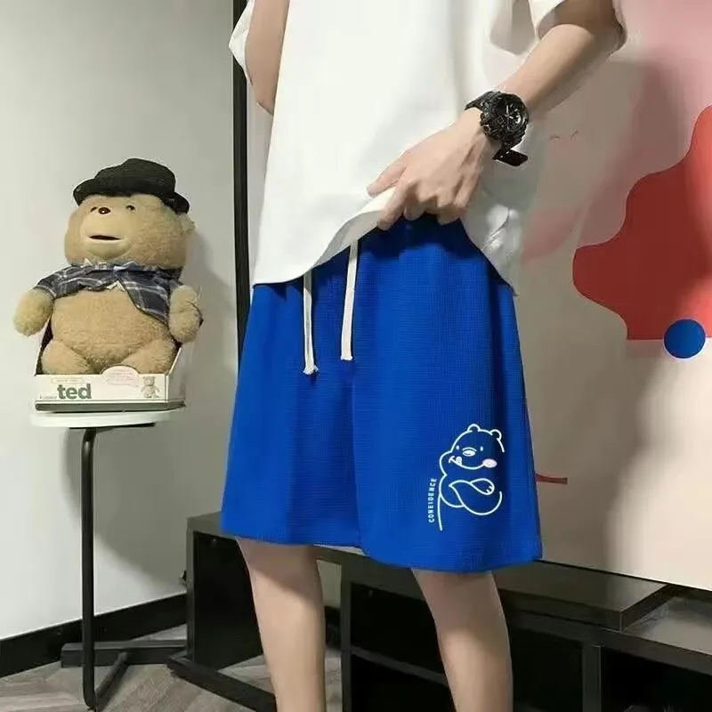 Men's Casual Shorts Summer Trendy Loose Plus Size Medium Pants Thin Outerwear Sports Five-Point Shorts thumbnail 1