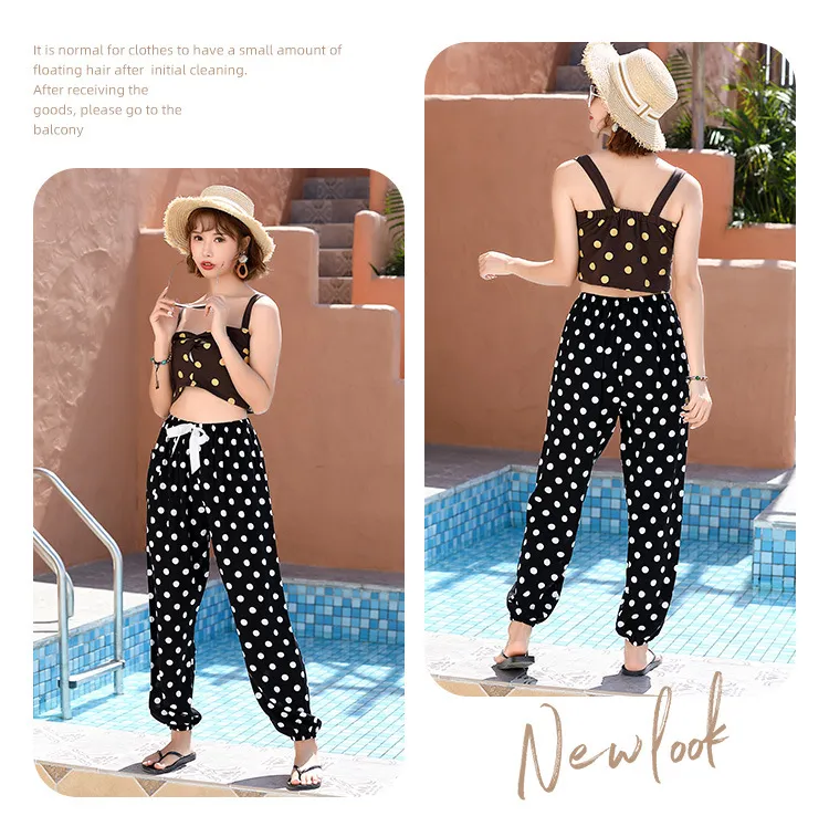 New Cotton Silk Pajama Pants Women's Dopamine Cute Summer Anti-mosquito Pants Outer Wearing Cotton Silk Casual Pants Walking Pants showcase 15