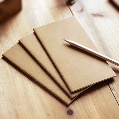 Wholesale retro kraft paper notebook blank inner page car wire notebook portable creative retro notebook thumbnail 3
