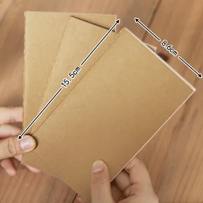 Wholesale retro kraft paper notebook blank inner page car wire notebook portable creative retro notebook thumbnail 2