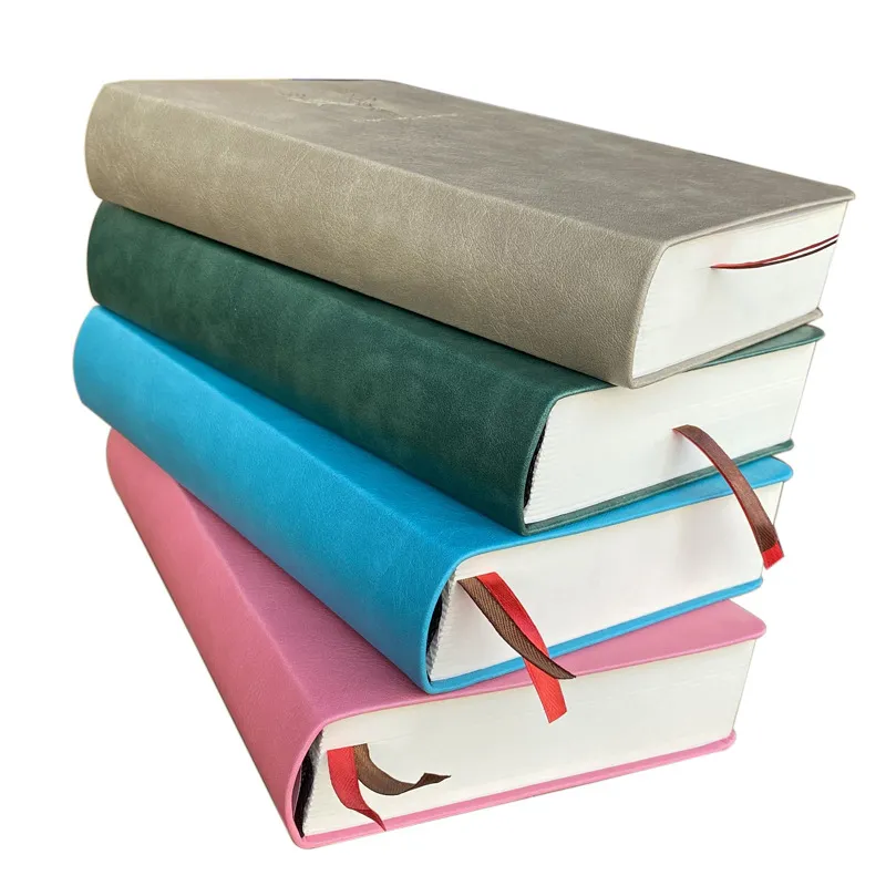 A5 Retro European Style Notebook with Thickened Pages and Leather Edge, Ideal for Diary, Journaling, Sketching, and Everyday Note-Taking for Students and Professionals thumbnail 2