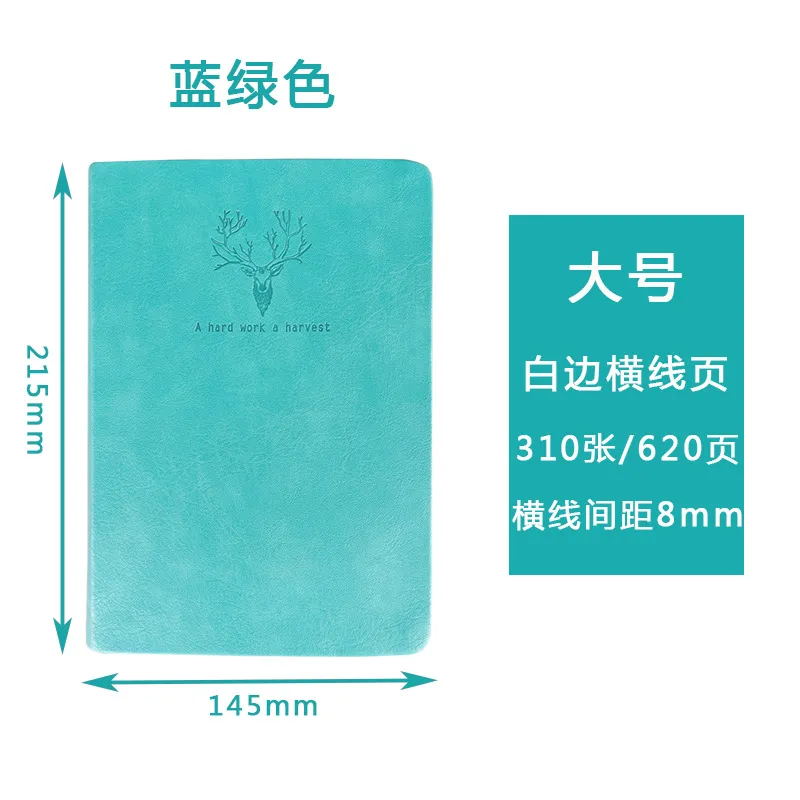 A5 Retro European Style Notebook with Thickened Pages and Leather Edge, Ideal for Diary, Journaling, Sketching, and Everyday Note-Taking for Students and Professionals thumbnail 8