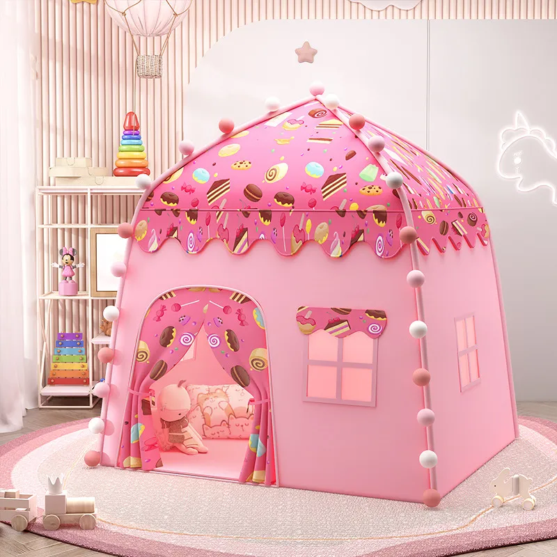 Children's Play Tent for Indoor Use: A Portable and Foldable Dream Castle for Girls and Boys, Perfect for Playdates, Home, and Birthday Gifts thumbnail 1