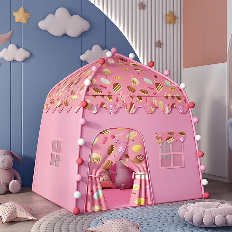 Children's Play Tent for Indoor Use: A Portable and Foldable Dream Castle for Girls and Boys, Perfect for Playdates, Home, and Birthday Gifts thumbnail 2