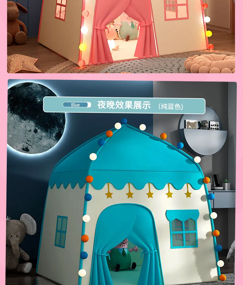 Children's Play Tent for Indoor Use: A Portable and Foldable Dream Castle for Girls and Boys, Perfect for Playdates, Home, and Birthday Gifts showcase 9